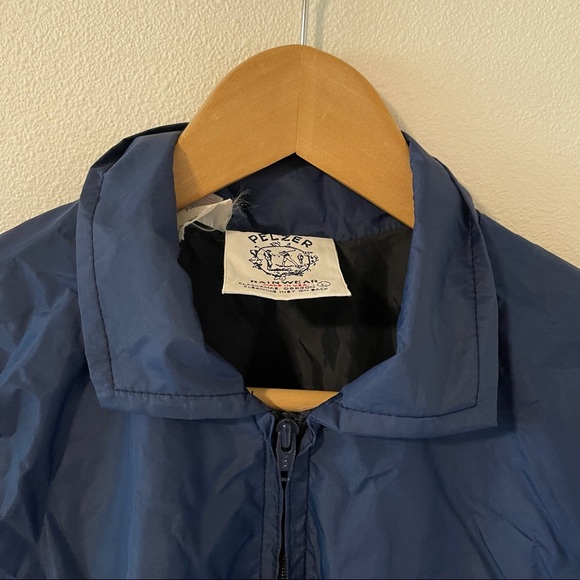 Vintage Pelzer Gore-Tex Rain Jacket Blue Full Zip Vented Made in USA-Large - Picture 3 of 12
